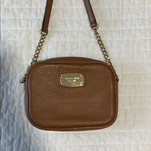 Michael Kors Beige Leather Crossbody